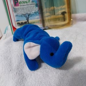 TY PEANUT the Royal Blue Elephant